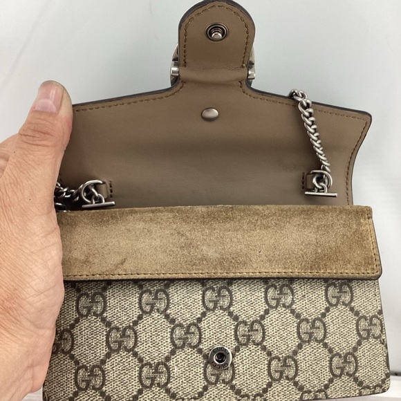 Gucci Dionysus Beige and Brown Crossbody Bag - Picture 4 of 6